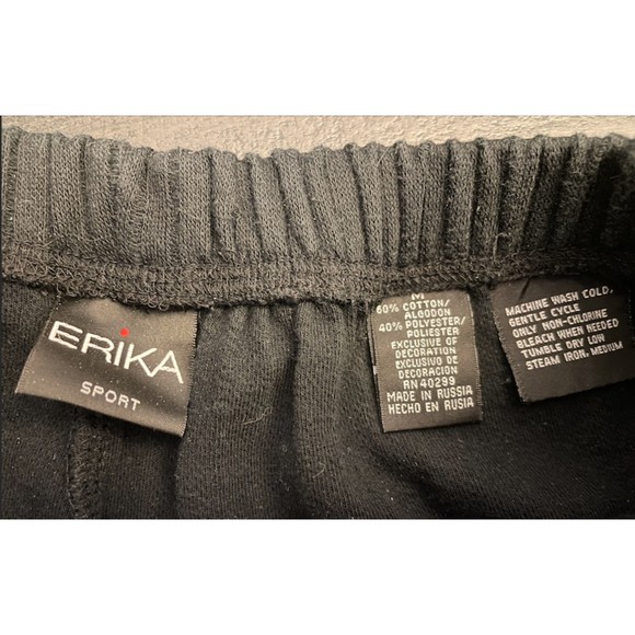 Erika Sport Vintage Two Piece Stripe Trim Set - Sz M - Picture 11 of 11